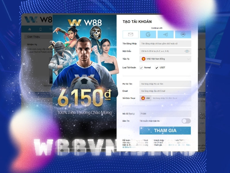 Hướng dẫn đăng ký tài khoản W88 Hướng dẫn đăng ký tài khoản W88