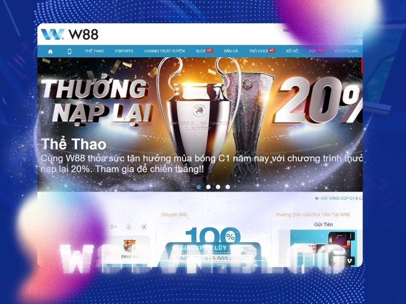 nhà cái cá cược trực tuyến uy tín hàng đầu tại châu Á Nhà cái w88